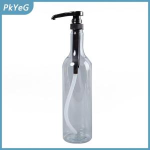 PkYeG Chai đựng si-rô cà phê trong suốt 750ml bình chiết có vòi bơm chai bóp đựng sữa lọ đựng mật ong