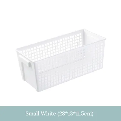 Storage Basket Kitchen Organizer Plastic Household Laundry Snack Book Fruit Underwear Sundries Storage Baskets