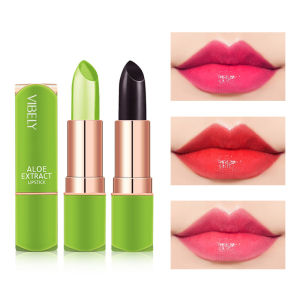 🔥Tamia👍 Aloe Vera Nourishing Moisturizing Magic Color Changing Lipstick Long Lasting Non-stick Cup Waterproof Jelly Lipstick Makeup