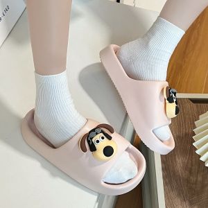 Super Cute WomenS Outdoor Summer New Style Student Thick-Soled Non-Slip Cartoon Slide Sandals For Women