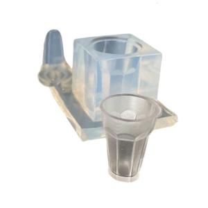 Linh hoạt khuôn silicon ly hình dạng và dự án thủ công Khuôn Silicone kết cấu thích hợp cho gia đình và lớp học sử dụng