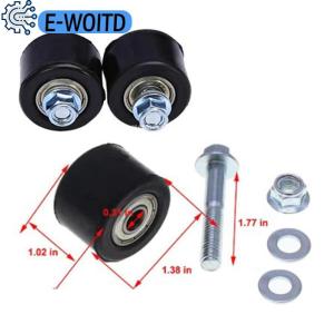 E-WOITD 1pc Motorcycle Chain Tensioner Roller Chain Roller Guide For YFZ 350