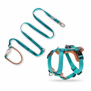 Hidream không kéo con chó bộ đai và Dây dắt có thể điều chỉnh Áo cho thú cưng đa chức năng rảnh tay con chó dẫn cho chó lớn và trung bình nhỏ
