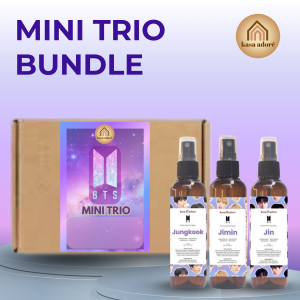 Kasa Adore | Mini Trio BTS | Room and Linen Spray Gift Set | 100ml each