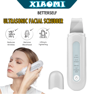 Electric blackhead remover Ultrasonic Skin Scrubber EMS Ion USB wireless charging Peeling Shovel Acne