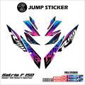 Stiker striping satria f 150 injeksi grafis variasi 018. 