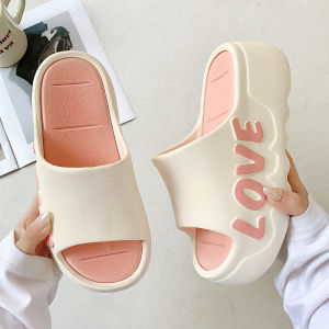 [Free Shipping] WomenS Summer Outdoor Slippers 2026 New Style High-Heeled Thick-Soled Beach Sandals With A Sophisticated Look And A Soft Sole