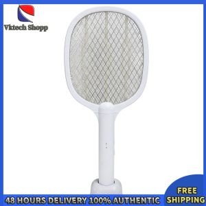 Vktech Premium Quality Mosquito Killer Racket with LED Light and Fly Trap 2 in 1 Safe Bug Zapper for Indoor Use