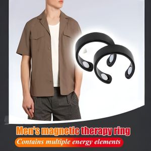 Cincin Magnetik Kesehatan Desain Kreatif Tren Terbaru Cincin Buka Lebar Emas Mawar Emas Perak Ringan Tidak Terasa Berat di Jari Bahan Kuat Tahan Lama Cocok untuk Wanita dan Pria Membantu Sirkulasi Darah