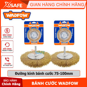 Bánh cước WADFOW WCE4401 đường kính dây cước 03mm dùng bào đường kính bánh cước 3 inch 4 inch dùng để mài nhẵn mài cạnh tẩy cặn/tước sơnchính hãng