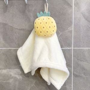 Cute Cartoon Labubu Hand Towel Hanging Cute Super Absorbent Kitchen Towel Hand Cleaning Towel Cloth Household Kitchenware Hand Towel Kitchen