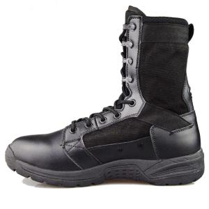 SMILER Mens ID-831 Black Desert Combat Boots Military Tactical Work BootsLightweight Lace up Outdoor Ankle Men Boots(BlackTan)