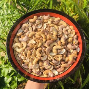 HÀNG CHUẨN XUẤT KHẨU - 0.5KG HẠT ĐIỀU RANG MUỐI LOẠI A CỒ BỂ ĐÔI BỂ BA CÒN VỎ LỤA- HẠT ĐIỀU HOÀNG LINH LINH