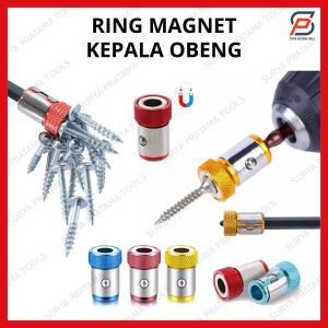 RING MAGNET KEPALA OBENG KONEKTOR ADAPTER MATA BOR OBENG ANGIN SEKRUP MAGNETIC SCREWDRIVER