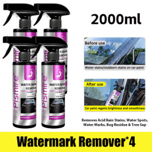 500ml Watermark Remover for Cars - Auto Body Windscreen Cleaner - Removes Water Stains Water Spot Oil Film & Acid Rain Marks for All Hard Surfaces