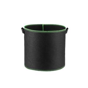 9 ชิ้น Non-woven fabric Grow bag กระถางผ้า สีดำขอบเขียว กระถางผ้าปลูกต้นไม้ ถุงปลูกต้นไม้ กระถางต้นไม้ ถุงปลูกต้นไม้  5Gallon