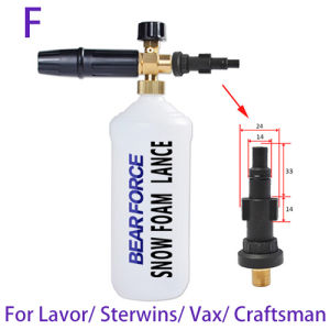 Foam Nozzle Snow Foam Lance Foam Bottle Sprayer for Karcher Bo-sch Interskol Elitech Nilfisk Stihl Pressure Washer Car Wash