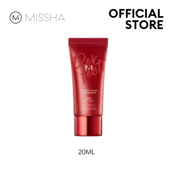 Missha M Perfect Cover BB Cream RX SPF42PA+++ Lazada Singapore