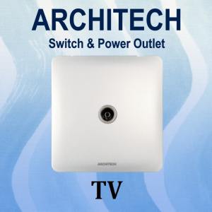 ARCHITECH INFINITY A63-E03 WHITE Stop Kontak/OUTLET/JACK TV