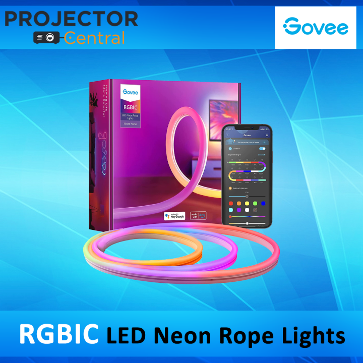Govee Neon Rope Lights, RGBIC Neon LED Strip Lights with App Control