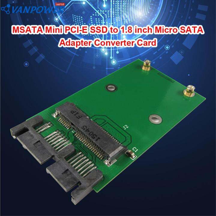 Msata Mini Pcie Ssd To Inch Micro Sata Adapter Converter Card Computers Case Supplies Lazada