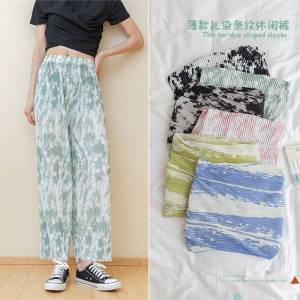 koki2shop -กางเกง กางเกงขายาว กางเกงอัดพลีท ขายาวสุดฮิต สำหรับผู้หญิง ใส่สบาย กางเกงแฟชั่น กางเกงอัดพลีท #366