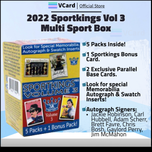 2022 Sportkings Vol 3 Multisport Box -100% Original. Trading Card Hobby Collectibles-