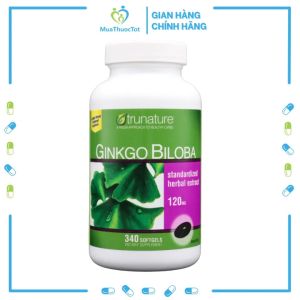 Viên Uống Bổ Não Tăng Cường Trí Nhớ Trunature Ginkgo Biloba 120mg 340 Viên