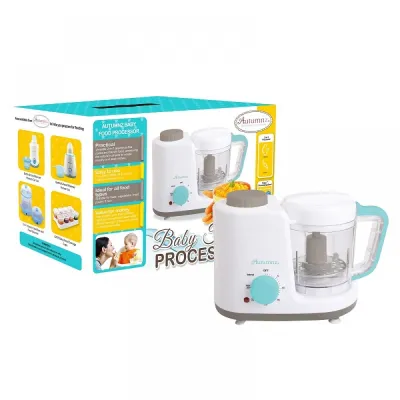Autumnz - 2-in-1 Baby Food Processor (Steam & Blend) Kitchen Home Appliance Nutritious BPA Free Cooks Meat Vegetables Fish!