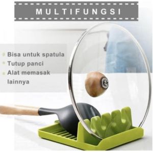 [Terbaru] Tatakan Holder Spatula Sendok Sumpit Tutup Panci Tatakan Peralatan Masak Dapur - Multifungsi dengan Desain Khusus