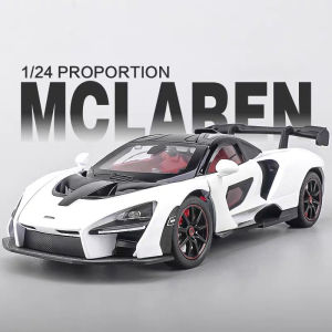 1:24 Scale Mclaren Snna Alloy Car Model Diecast Car Sound Light Car Lovers Collection Kids Birthday Gift Metal Boys Toys