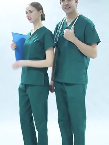 Operating Room Uniform Scrubs Working Scrubs Set Supplies Nurse Dental Suit Workwear