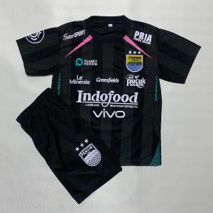 Setelan Jersey Bola Anak Persib Bintang Tiga - Serat Bambu Nyaman Warna Neon/Hitam/Blueberry/Purple