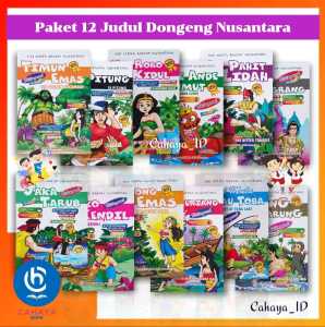 Paket Hemat 12 Buku Anak Cerita Rakyat Nusantara Billingual Full Colour