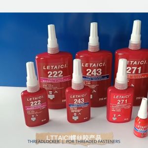 Threadlocker Adhesive 243 Blue 263 Red 50mL 250mL for Automotive Motorcycle Nuts Bolts Fasteners