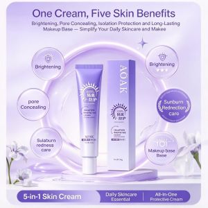 Brightening Makeup Primer Face Primer Tone Up Cream Natural Finish Lightweight Protective Moisturizing Face Base