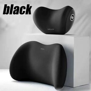 Car headrest lumbar support Memory Cotton Car Seat Lumbar Support Soft Neck Rest Protector Waist Cushion