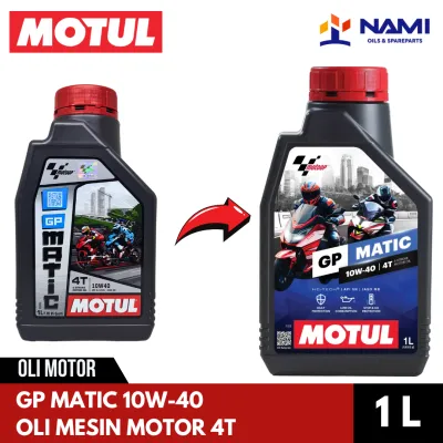 *MOTUL GP MATIC 10W40 (1L)* Oli Mesin Motor Matic - ORIGINAL