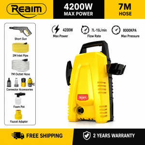 REAlM Pressure Washer Heavy Duty Portable 8000KPA High Power Sprayer Carwash Machine
