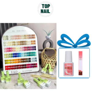 Sét sơn gel móng tay TAO120 màu  Nước sơn móng tay nail đẹp bóng bền tặng bảng màu base top