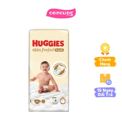 Tã quần Huggies SkinPerfect Pants (L 9-14kg 60+6 miếng)