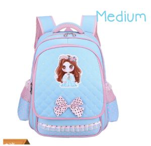 WWH07 Tas Anak Perempuan Sekolah SD Ransel Ribbon Size 16" Besar Girl Impor TKM