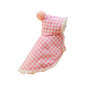 Popular Plaided Bird Costume for Budgies Soft and Breathable Winter Parrots Cloak Warm Outfit for Parakeets Bird Clothing