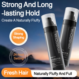 Natural Styling Fluffy Spray For Hair Stylists Refreshing Oil Control Matte Styling Spray Natural Lasting Strong Moisturizing Shaping Quick-Drying Glue Spray