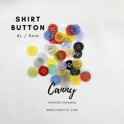 144 pcs Button 4 Holes Size 8L 8mm / Butang Kemeja Baju 8L 8mm (144 pcs)