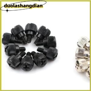 [Duola] 10Pcs 6#32x5 Thread Teeth Length 5mm Computer PC Case Toolless Adjustment Screw