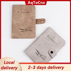 [COD] AqToCna Ship within 24 hours Waterproof Passport Holder Covers Case Travel PU Leather Credit Card Wallet Cute Passport Book For Women Men Passport Cover