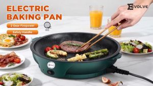 Multifunctional Electric Grill BBQ Pan Korean Style Indoor Smokeless Non-Stick Iron Plate COD