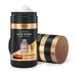 Masker rambut BPOM Masker rambut kaviar Krim pelurus rambut Memperbaiki dan mewarnai kerusakan rambut kering Hidrasi untuk rambut halus dan lembut 1000ml kapasitas besar