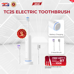 Jetzt Care TC25 Sikat Gigi Elektrik Anti AIr Smart Cleaning Waterproof Toothbrush Electric IPX7